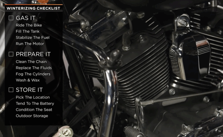 How to Winterize Your Motorcycle at RevZilla.com